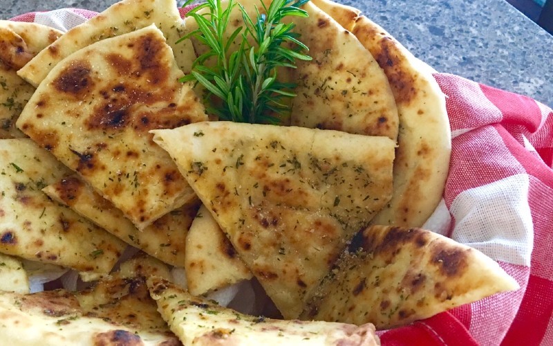 ROSEMARY GARLIC NAAN.