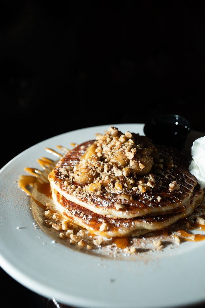 Banana Nut Pancakes.