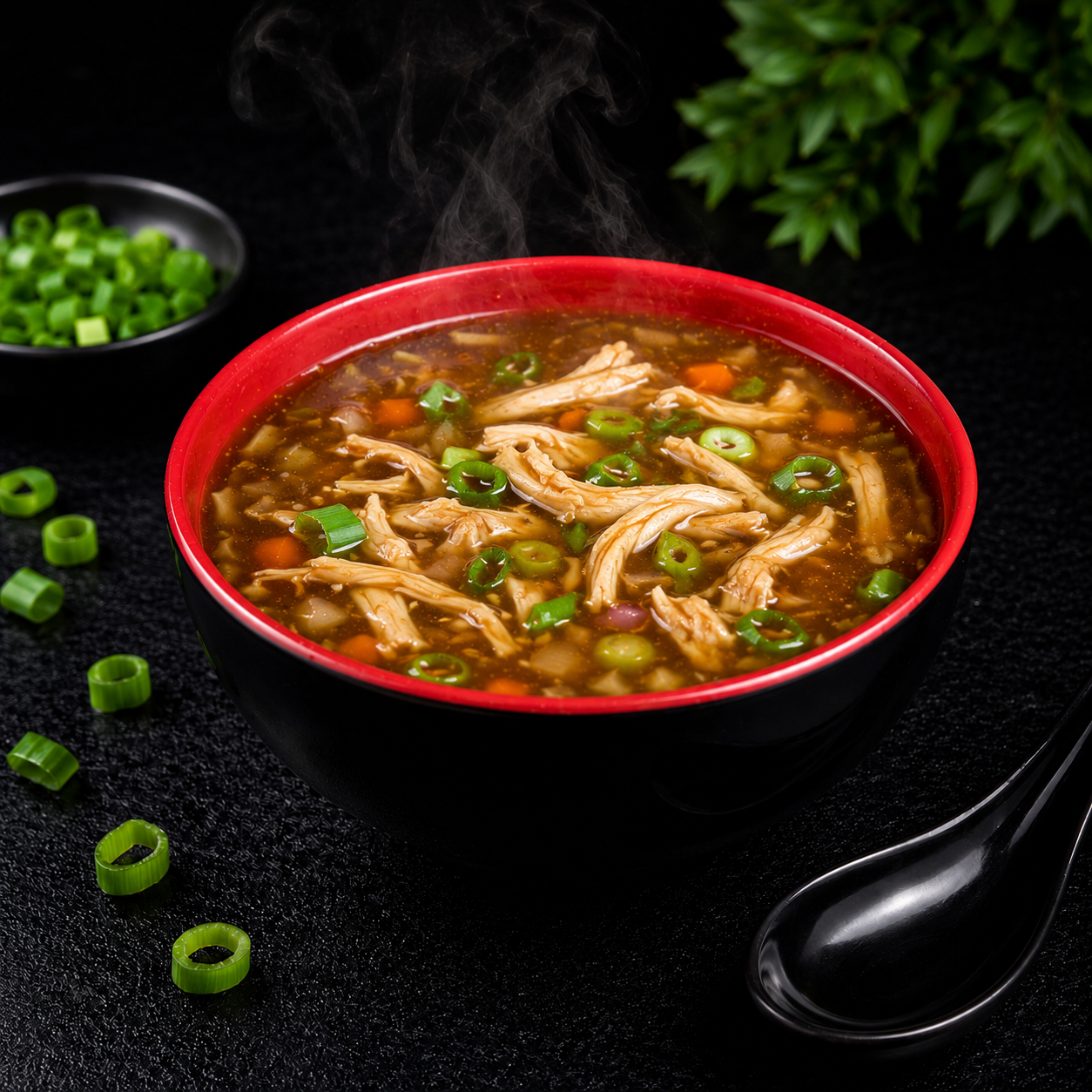 Hot & Sour Chicken Soup.