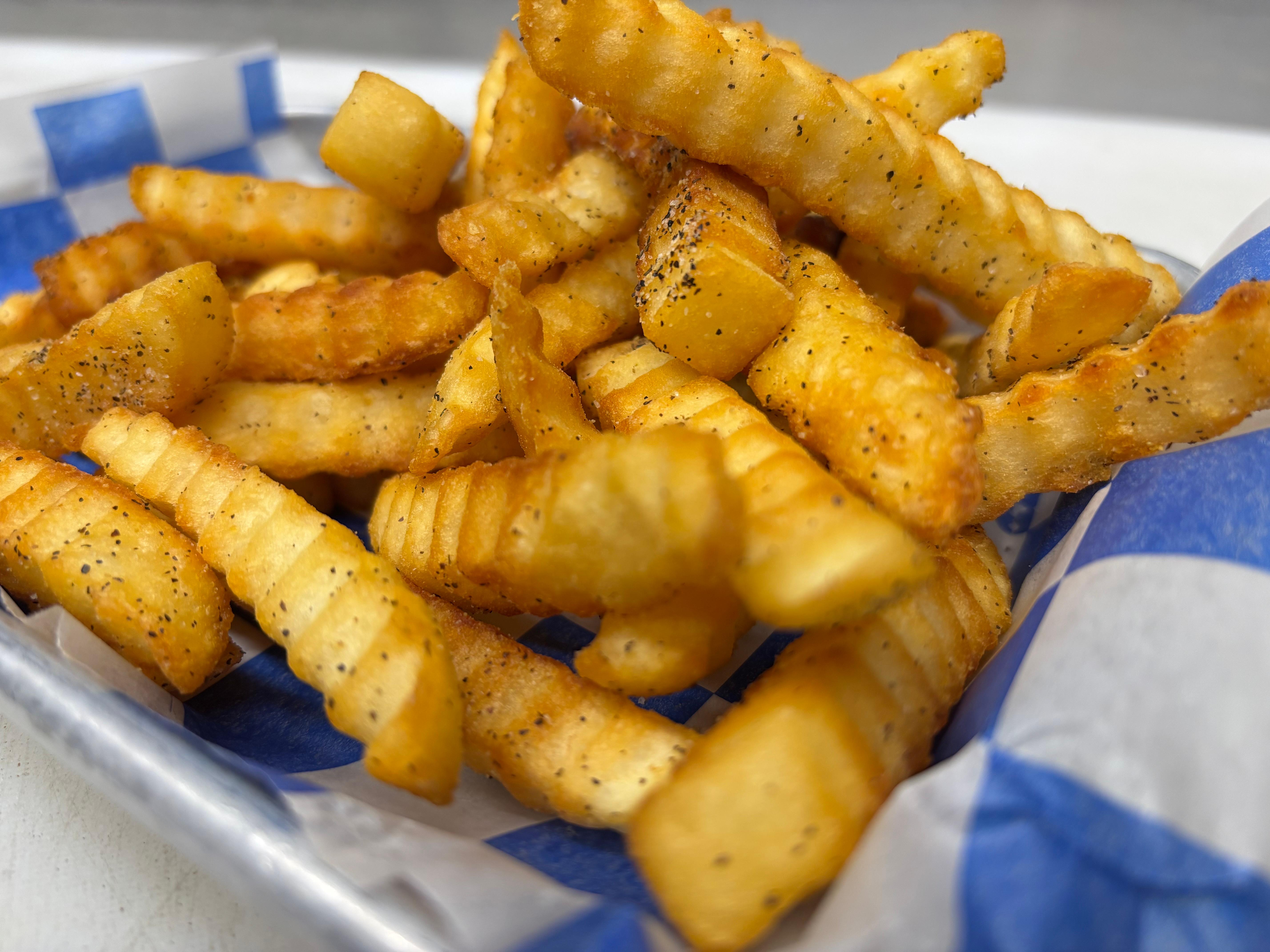 Crinkle Fries.