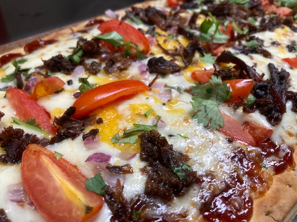 Smoked Brisket Flatbread.