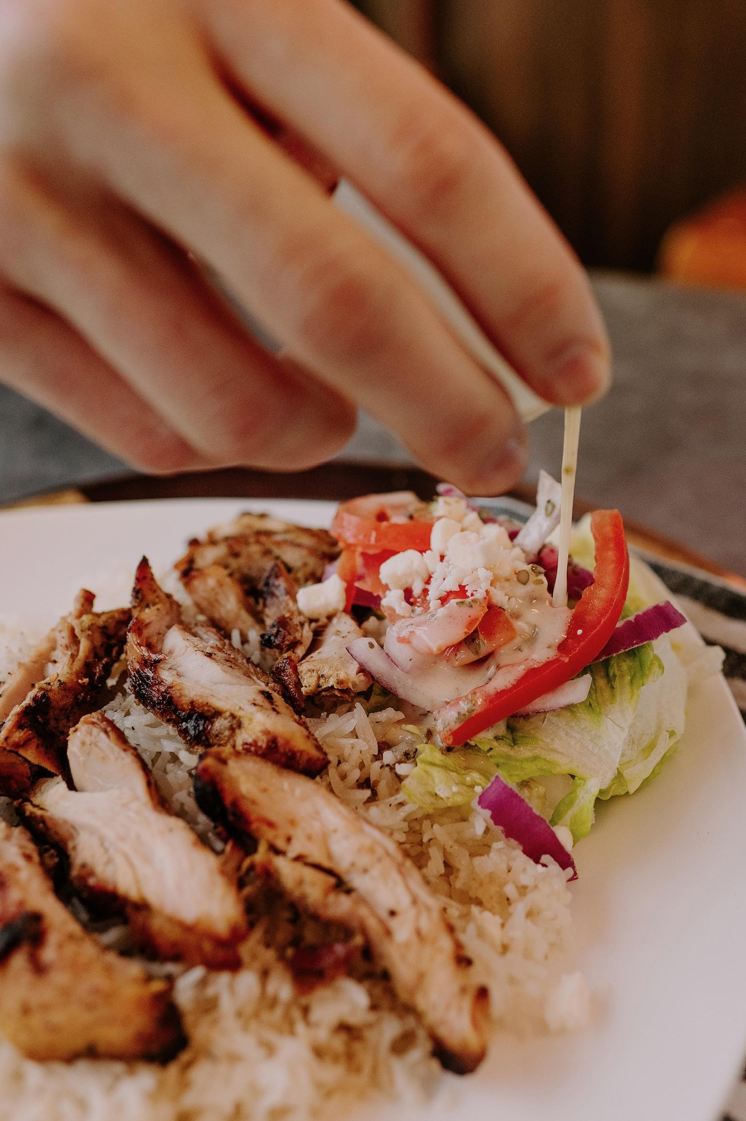 Chicken Greek Salad.