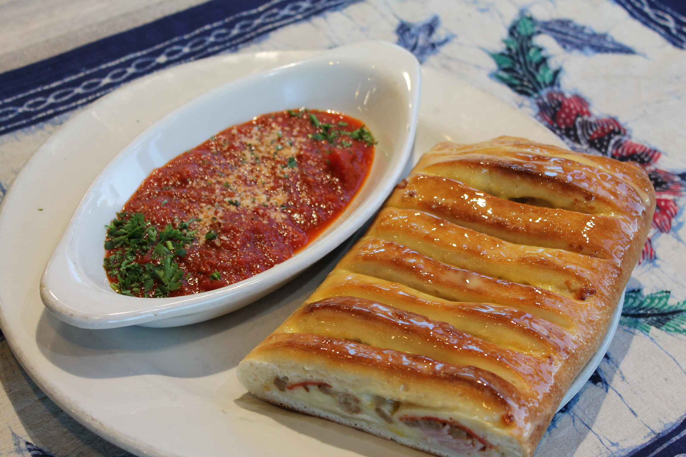 Meat Lover Stromboli.