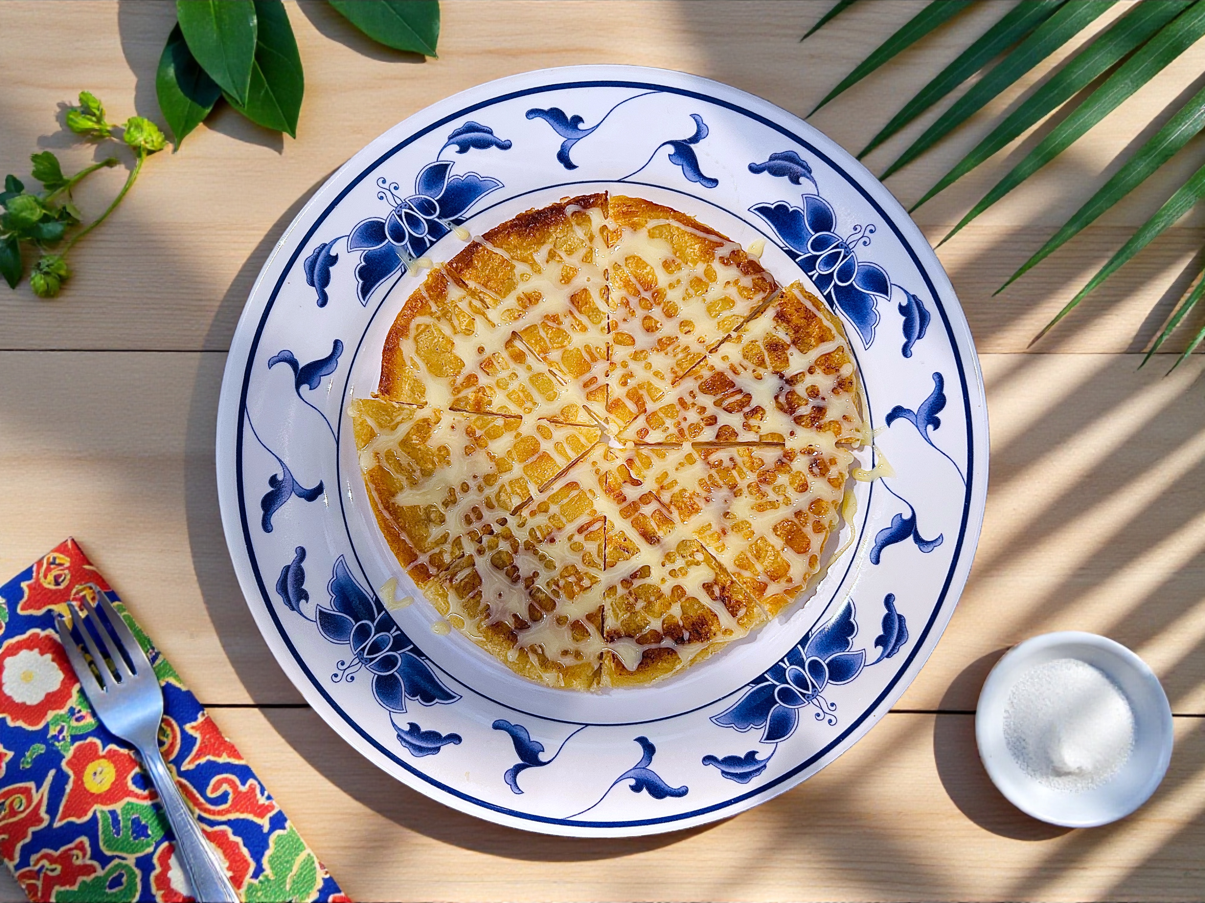 Thai Roti โรตีใส่นมข้น.