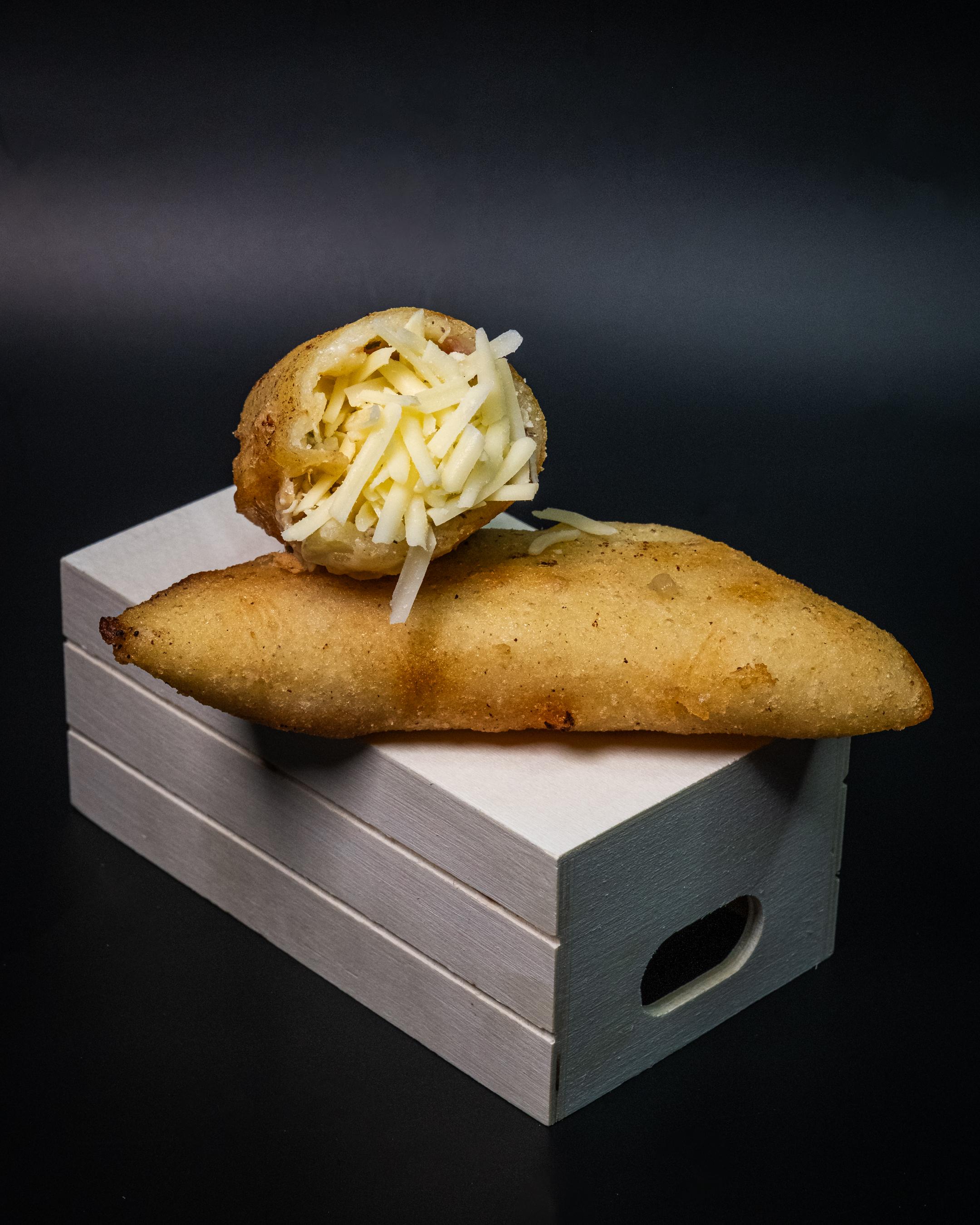 Cheese hit empanada.