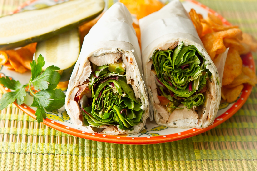 Whole Grilled Chicken & Avocado Rollup.