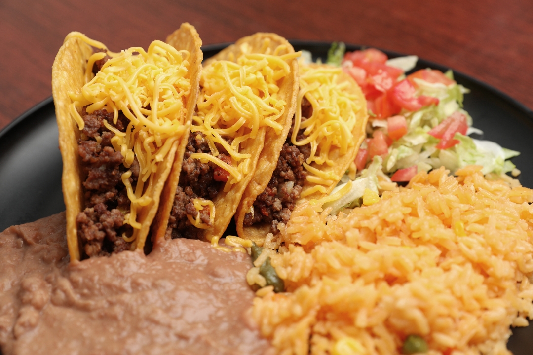Crispy Taco Plate.