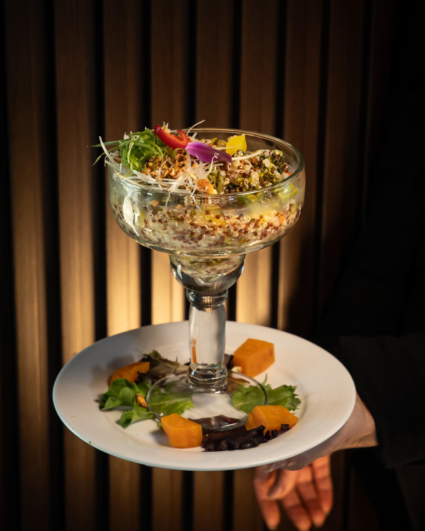 Ceviche vegetariano.