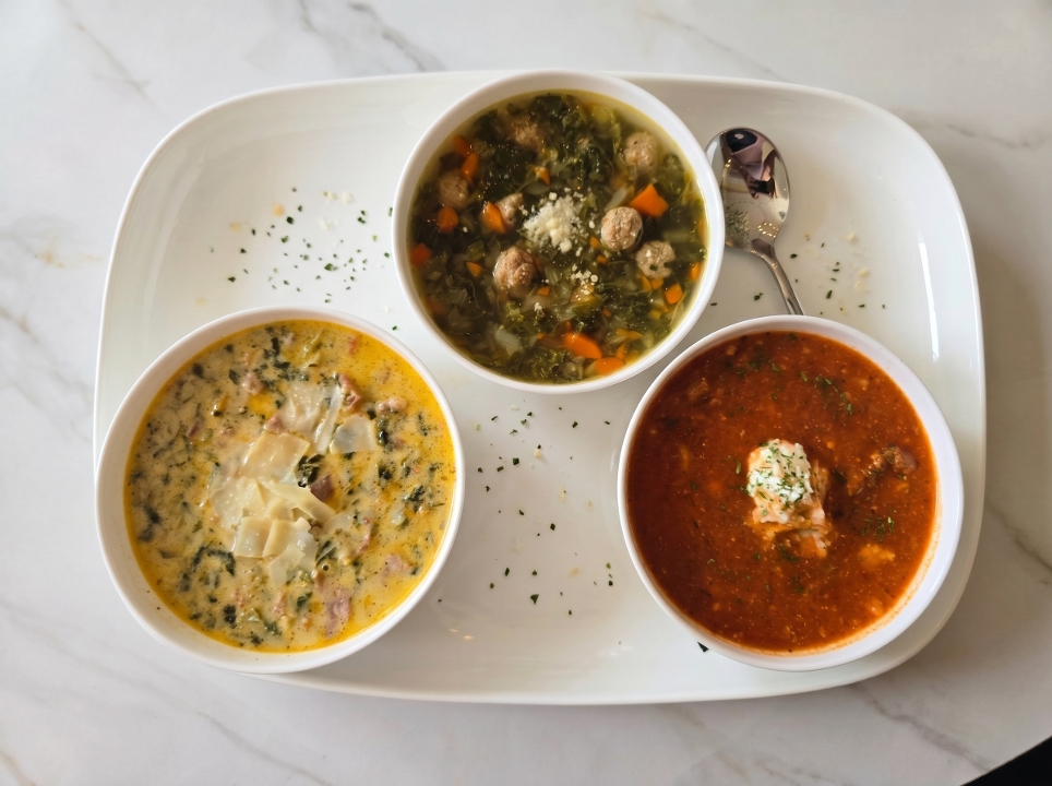 Soup Flight - Lunch.
