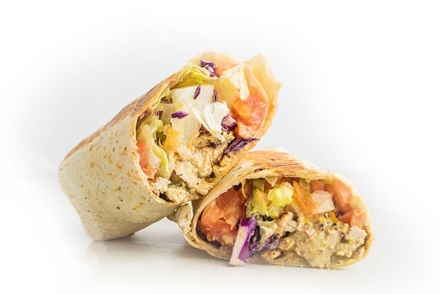 OMG! Spicy Chicken Wrap.