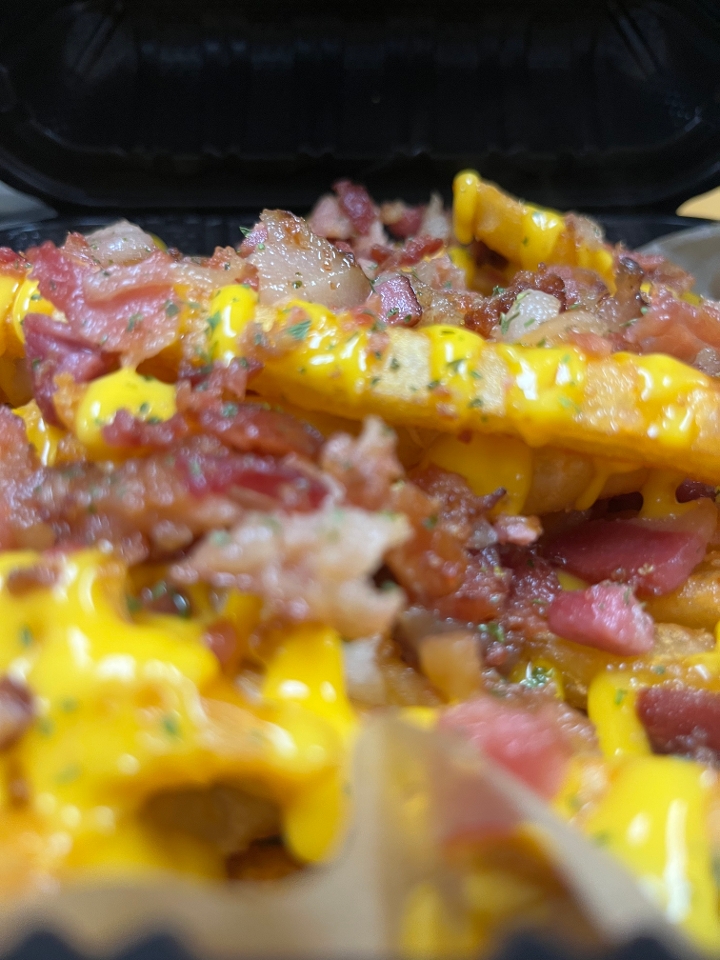 Bacon & Cheese Loaded Fries.