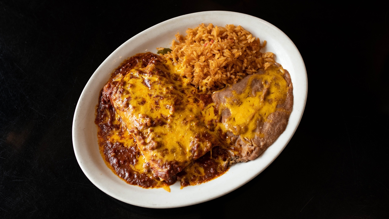 !Beef Enchiladas.