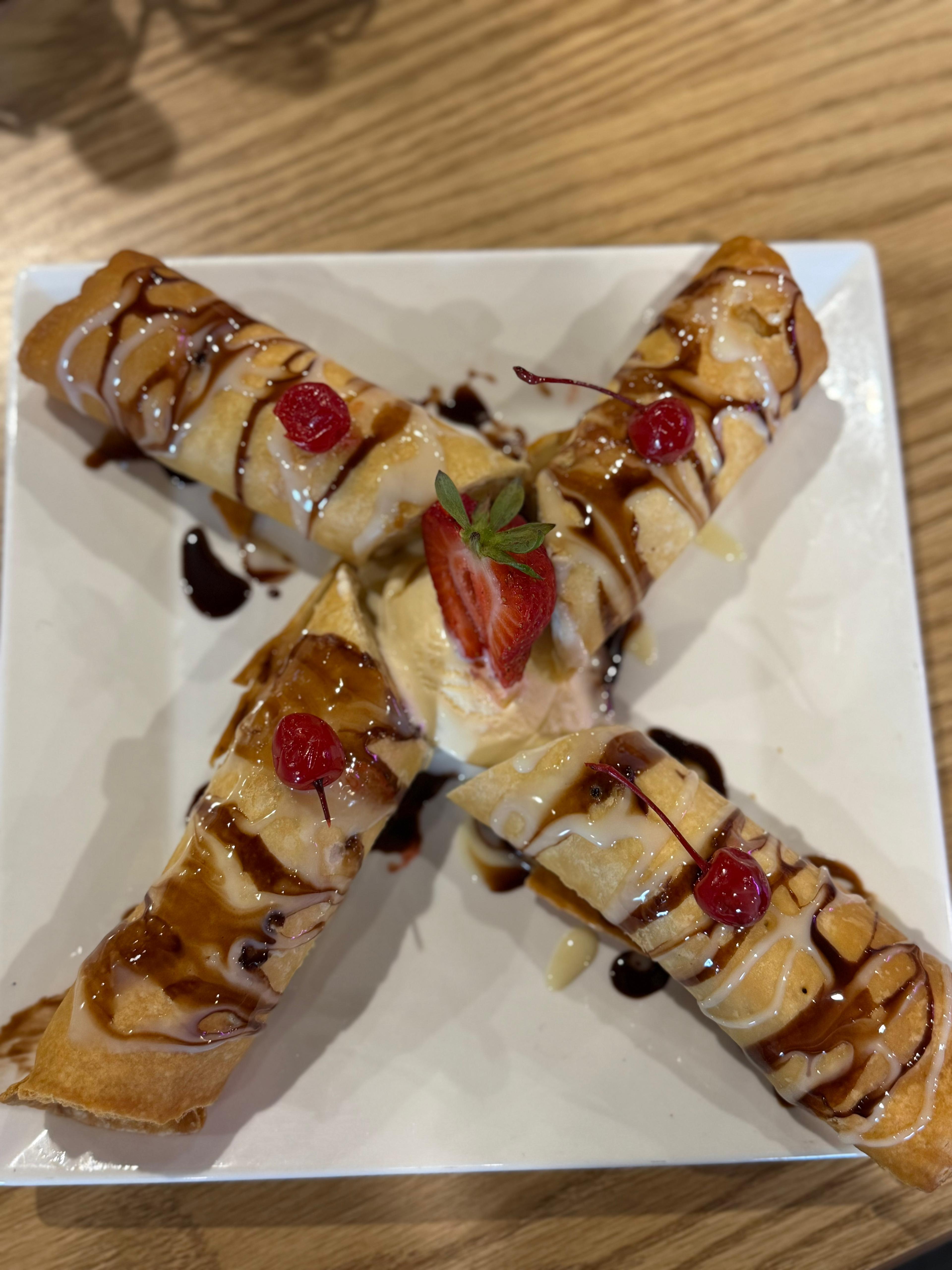 Banana Chimi Cheese Cake.
