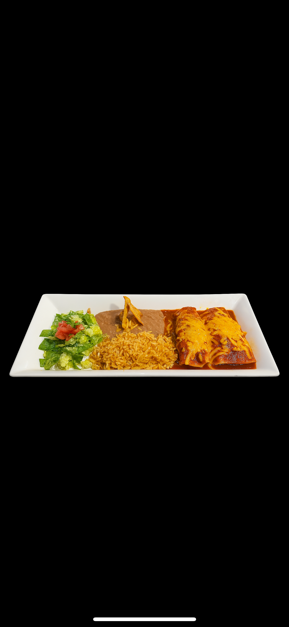 Chicken Enchiladas.