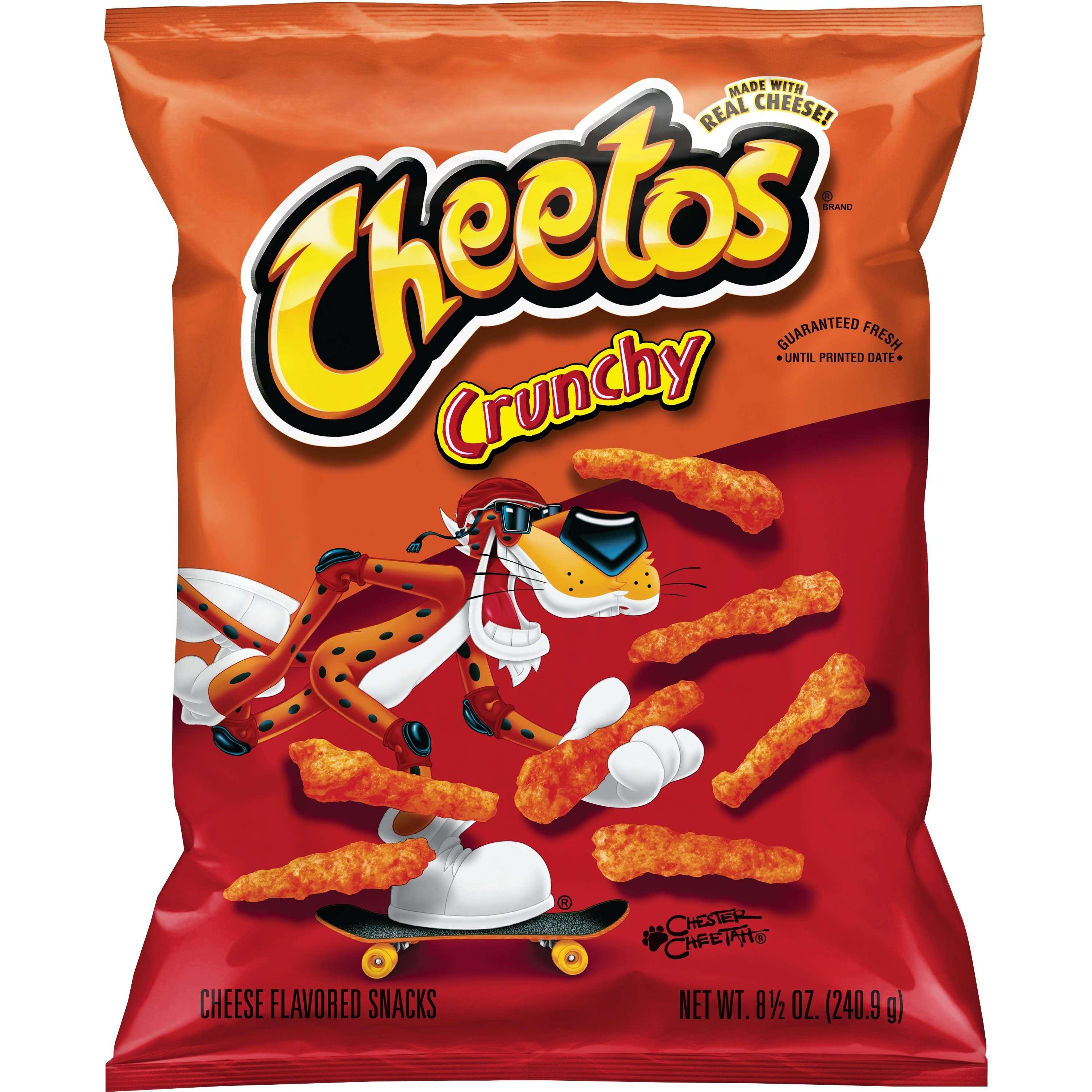 Cheetos Crunchy Cheese Flavored Snacks  8.5 Oz Bag.