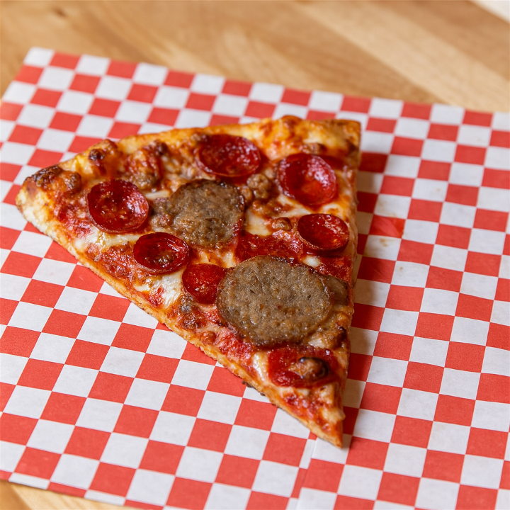 Meat Lovers Slice.