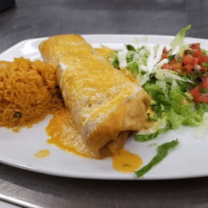 Chimichanga Platter.
