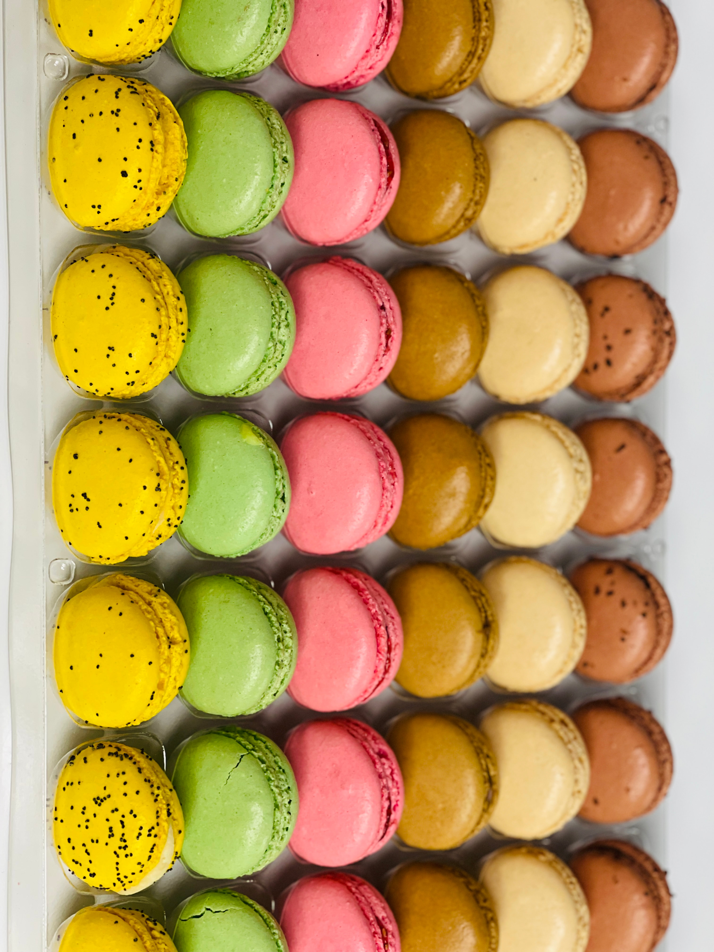 Assorted French Macaroons (Vgtn)(GF).
