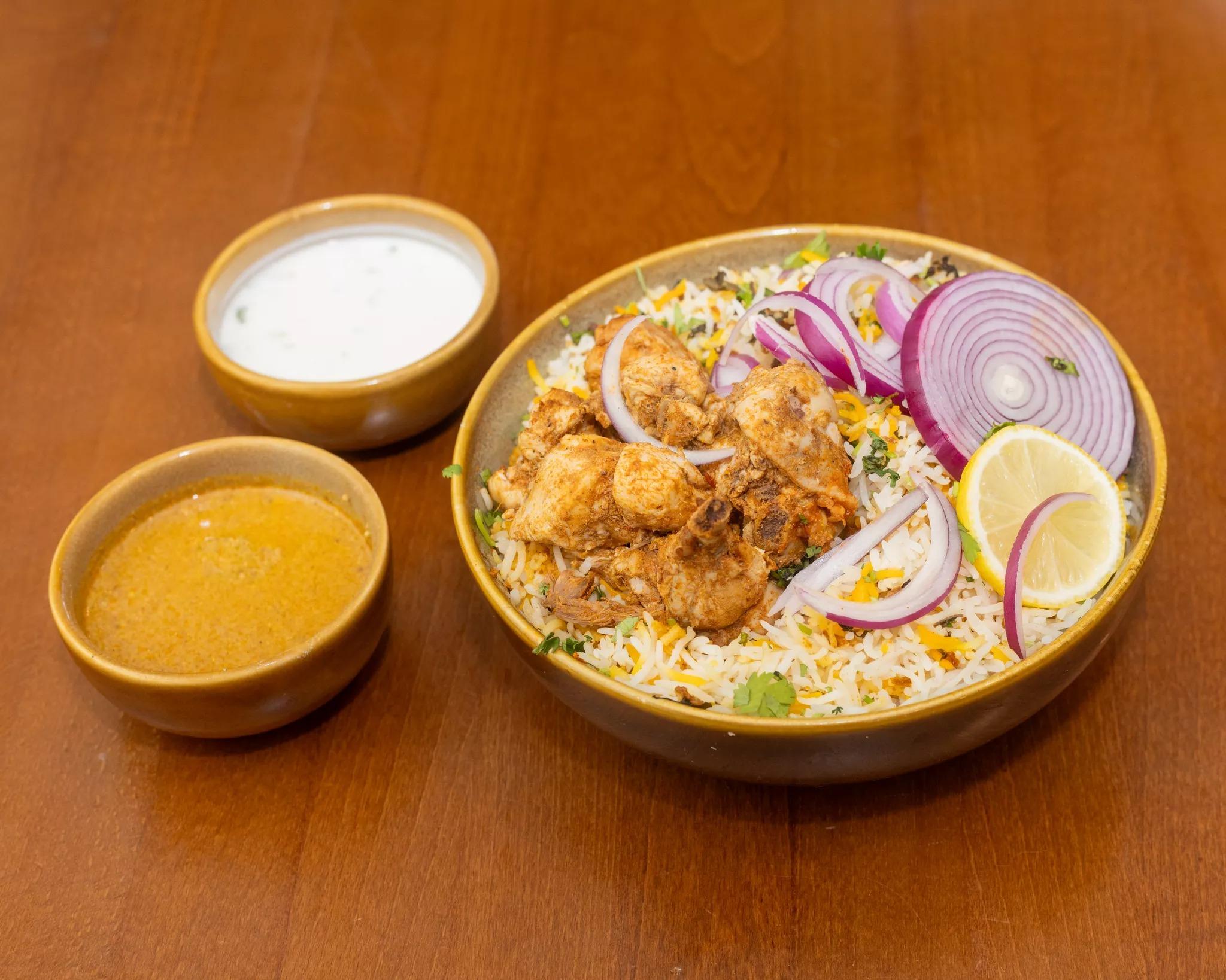 Chicken Fry-Piece Biryani.