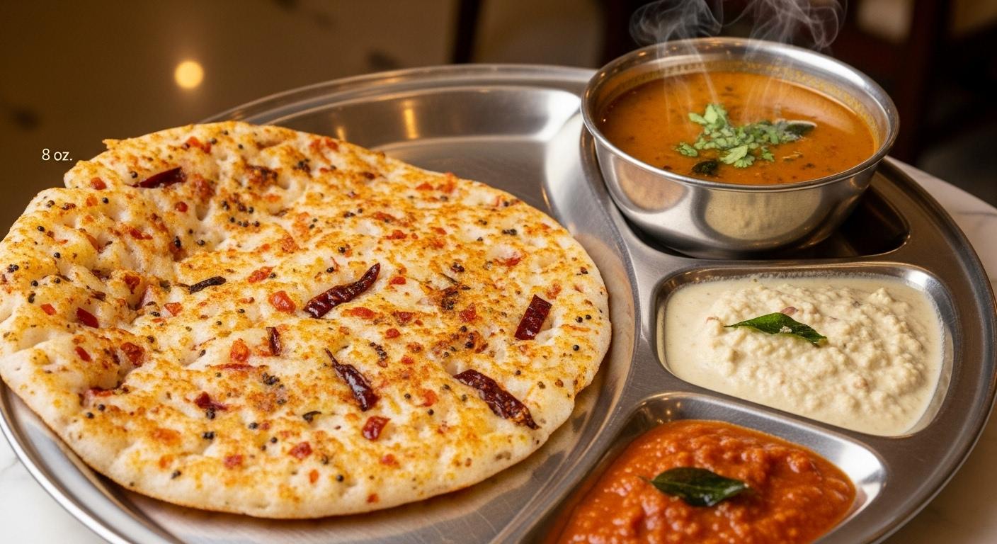 Onion Podi Uthappam.