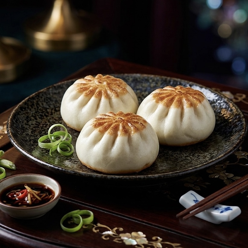 Pan Fried Chicken Bao (3).