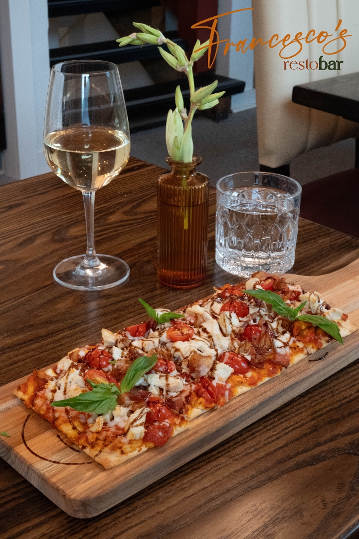 Chicken Caprese Flatbread.