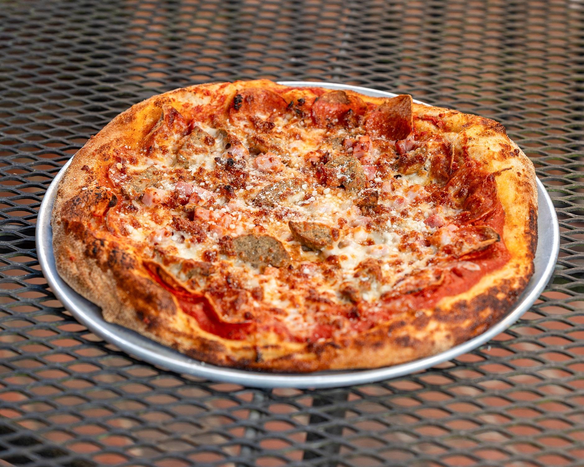 SM Meat Lovers Pizza.