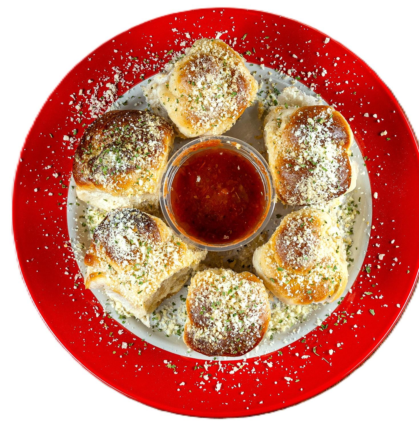 6 Pc Garlic Knots.