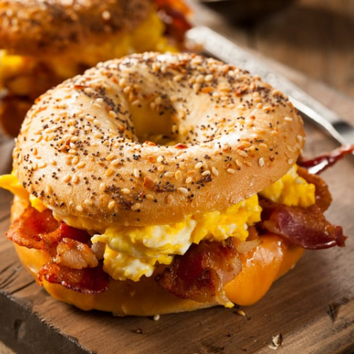 MEAT EGGS & CHEESE SANDWICH🌟.