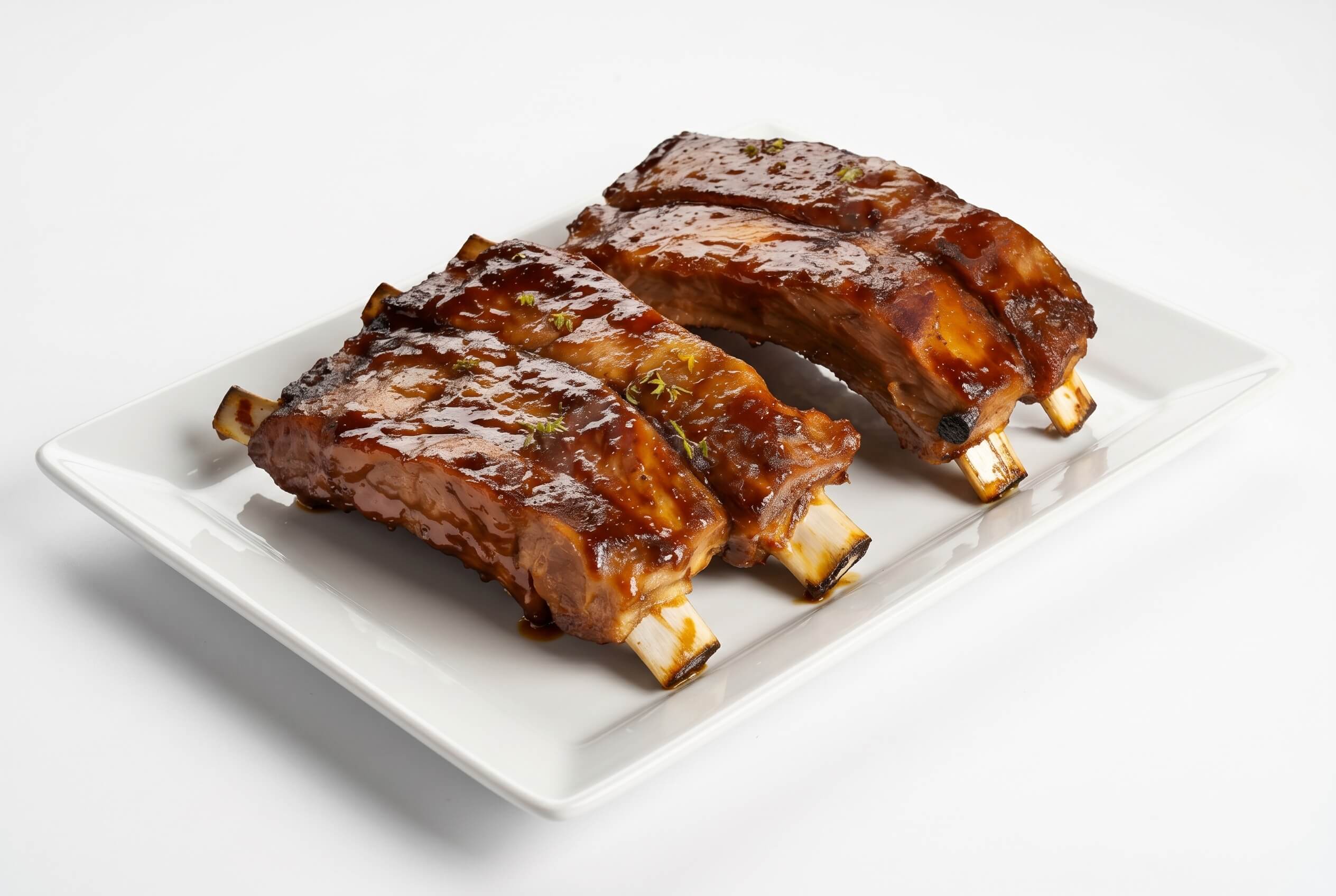 BBQ RIBS - Costillas BBQ 6pc.