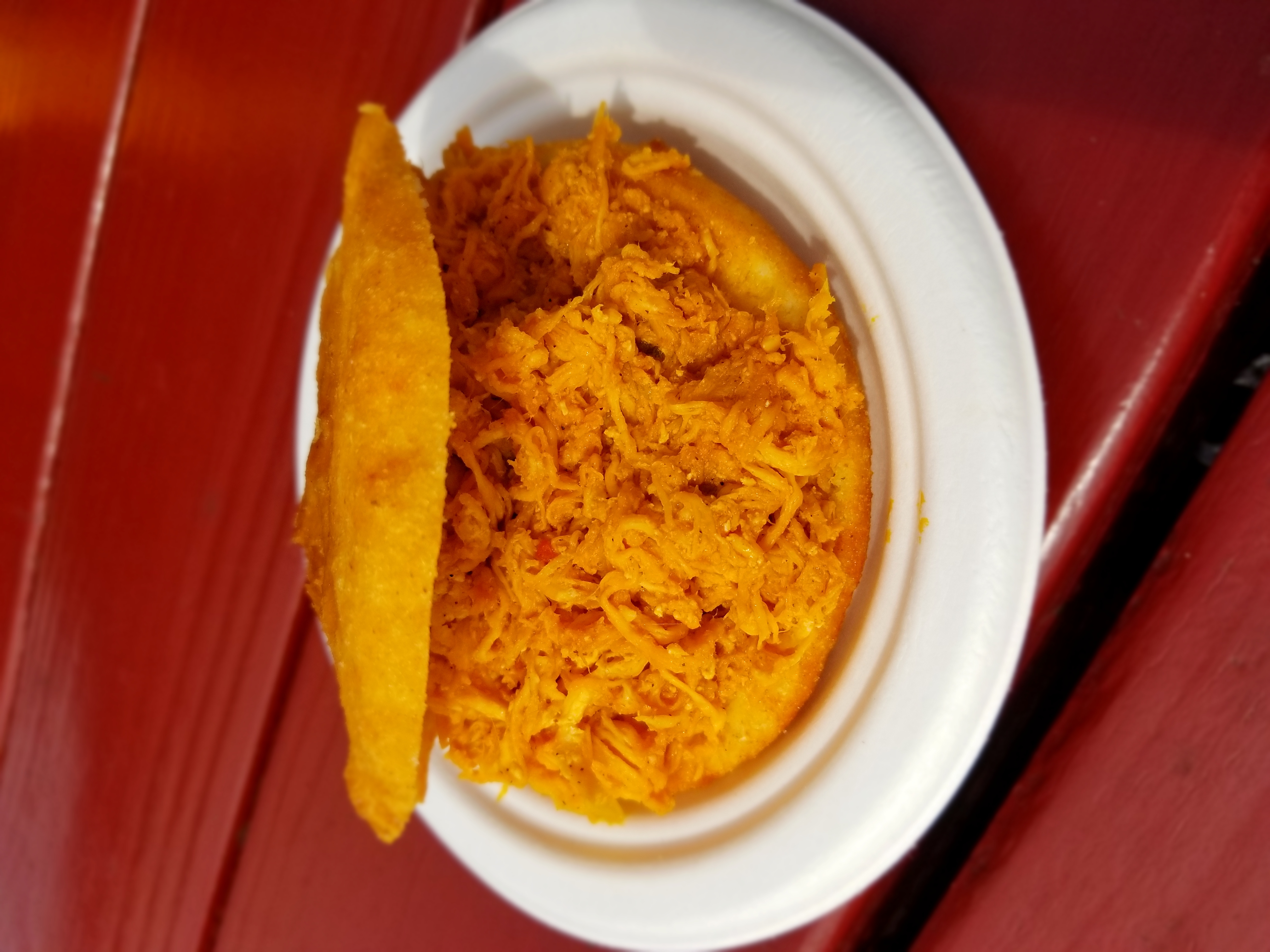 Chicken Arepa (H. Hour).