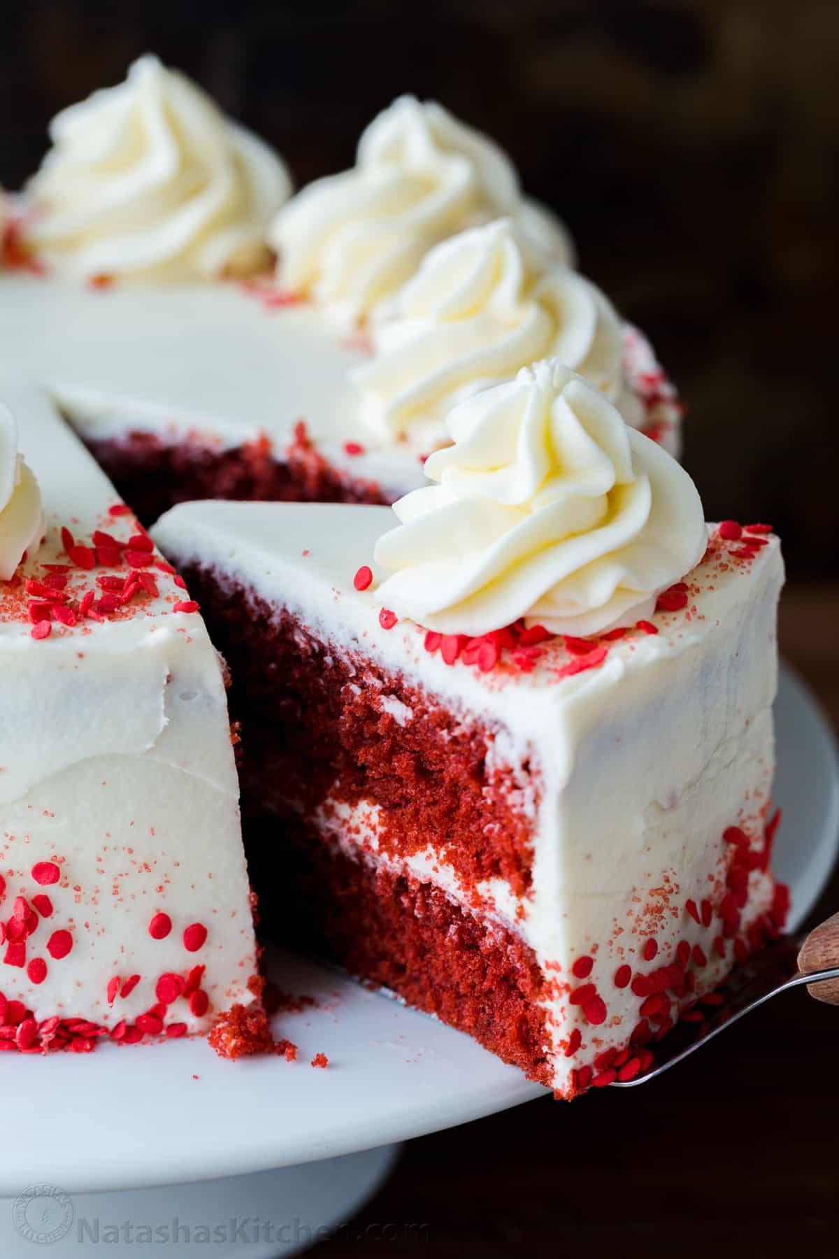 Southern Red Velvet Cake.