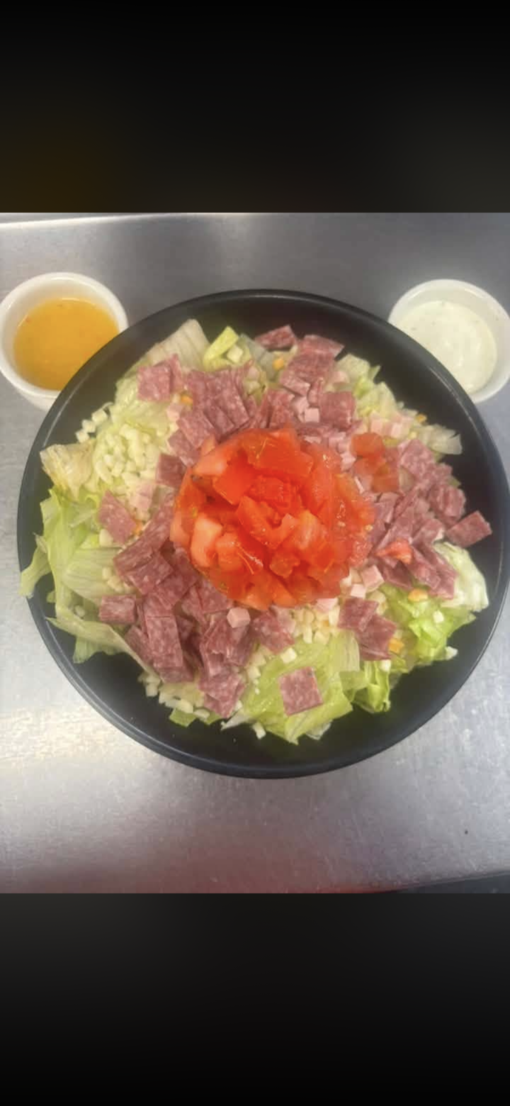 BREAKFAST ADD MINI SALAD.