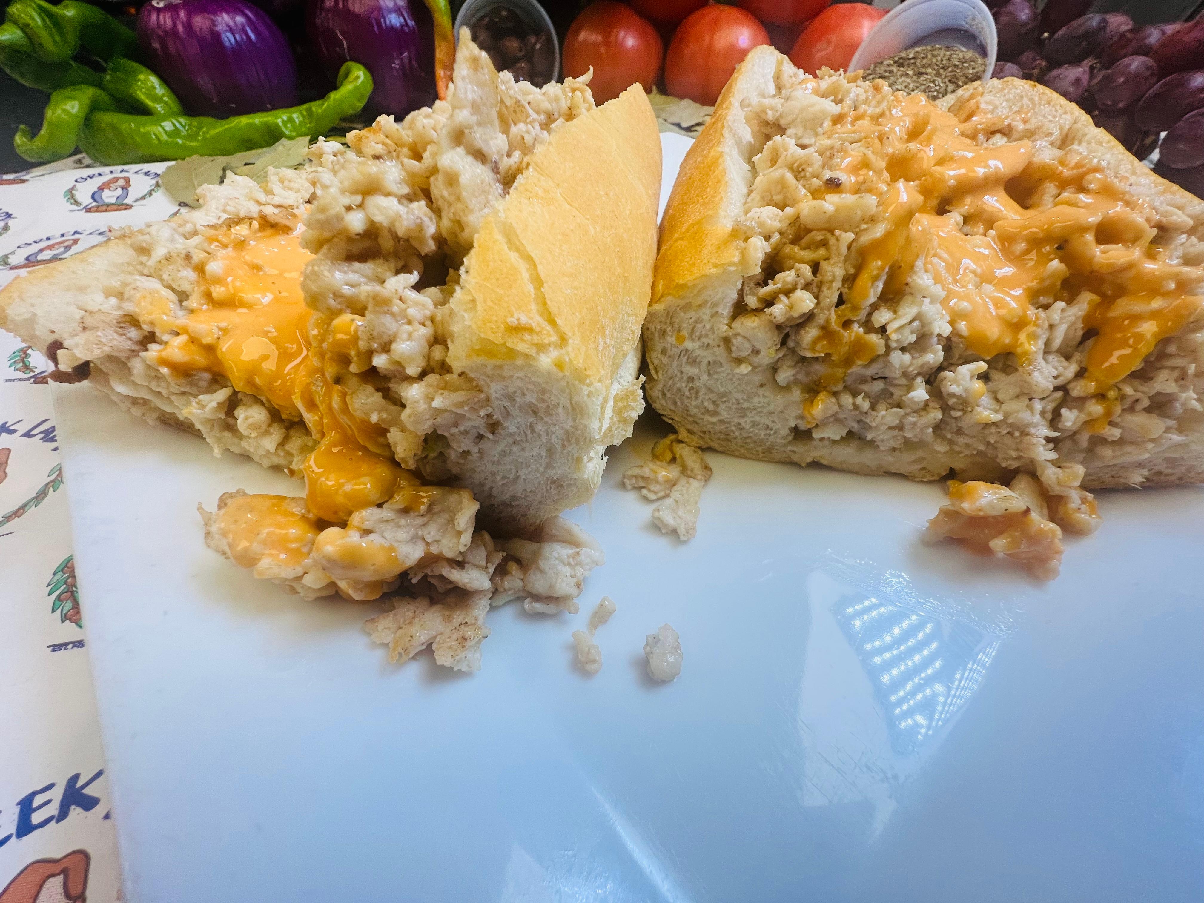 Buffalo Chicken Cheese Steak.