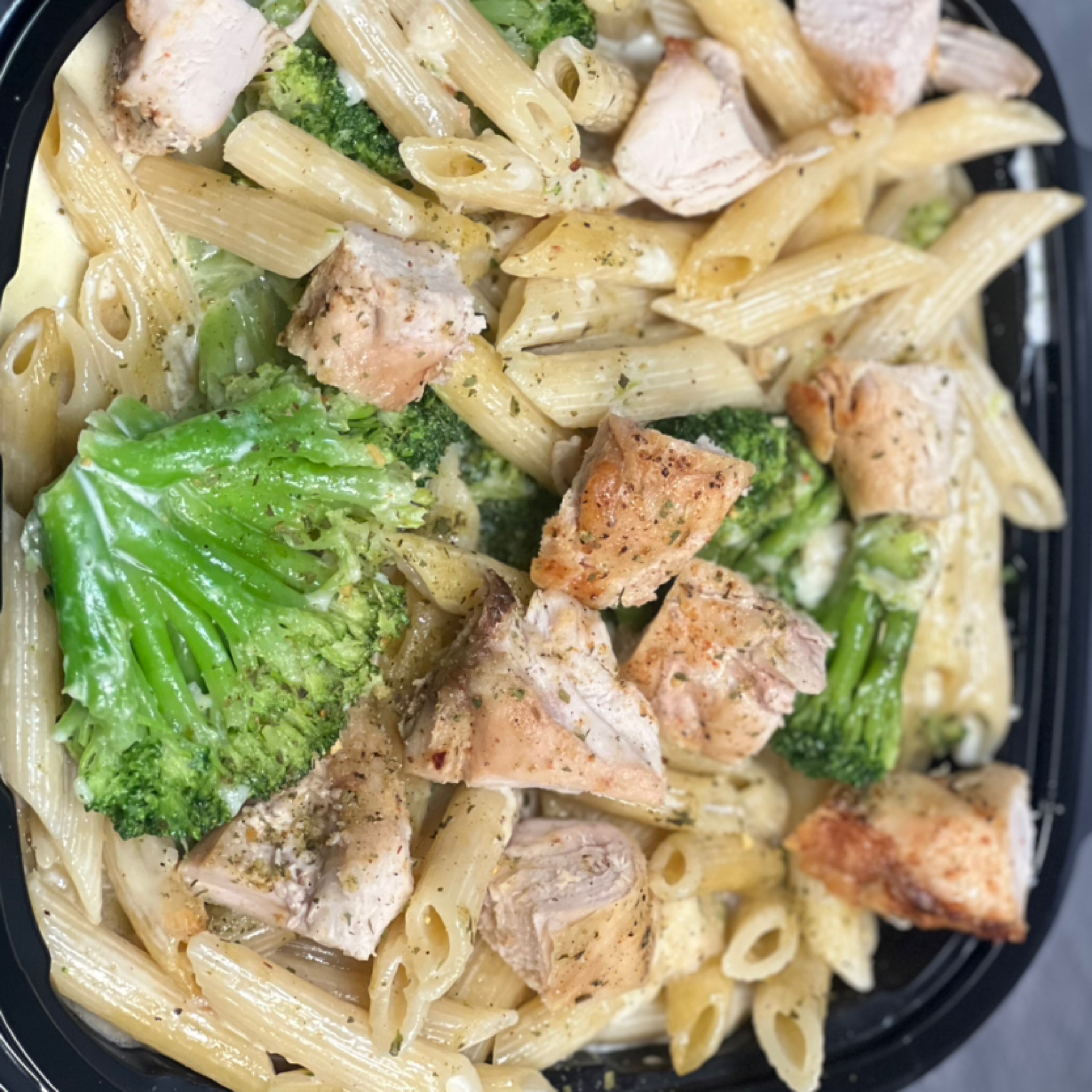 Chicken and Broccoli.