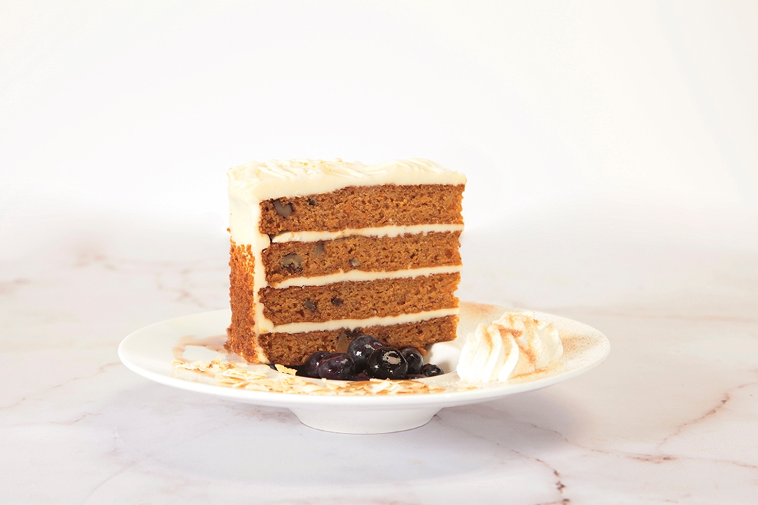 Four High Carrot Cake.
