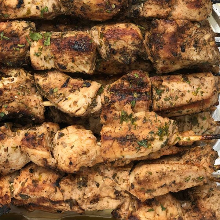 Chicken Souvlaki.
