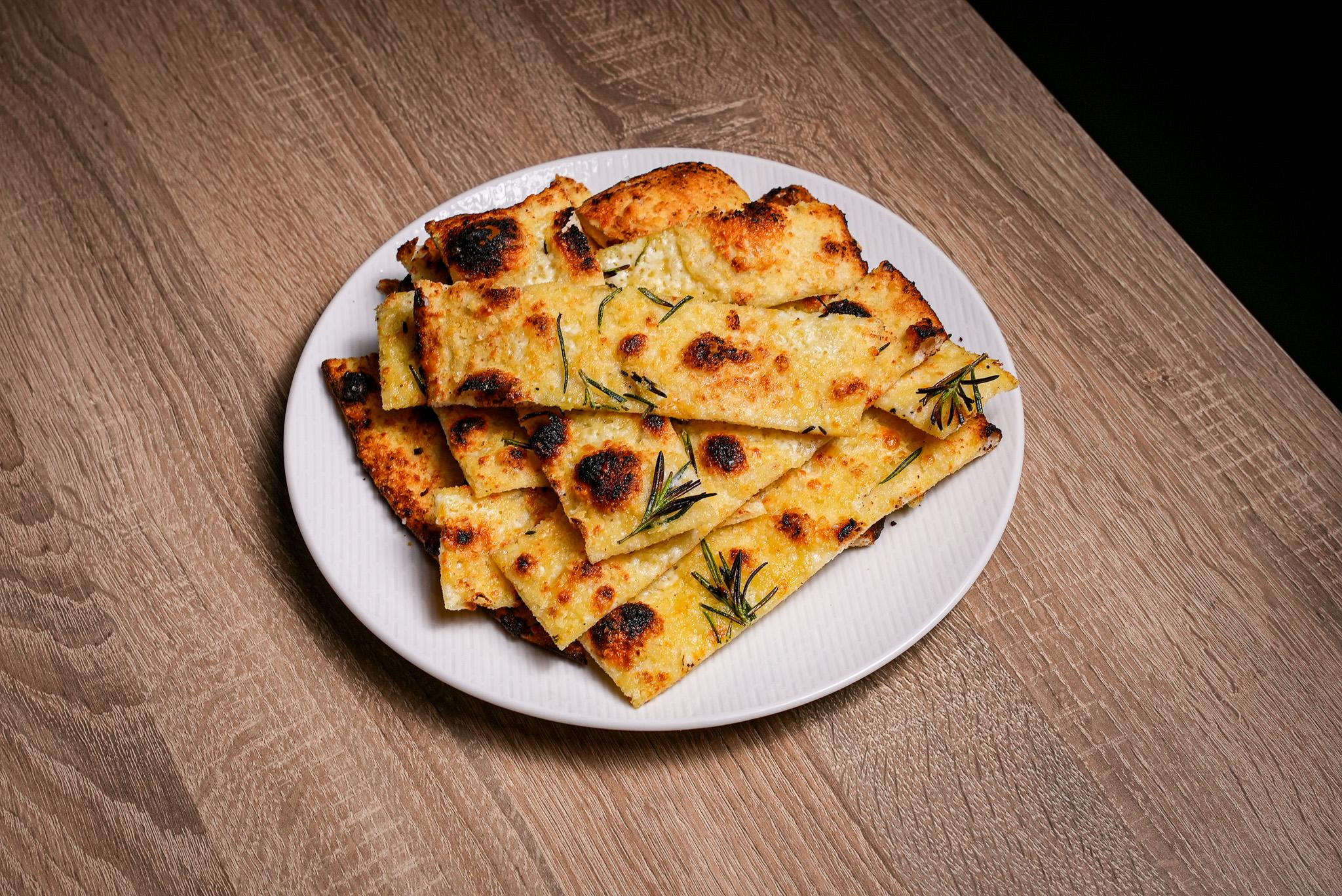Foccacia Bread With Rosemary And Garlic.