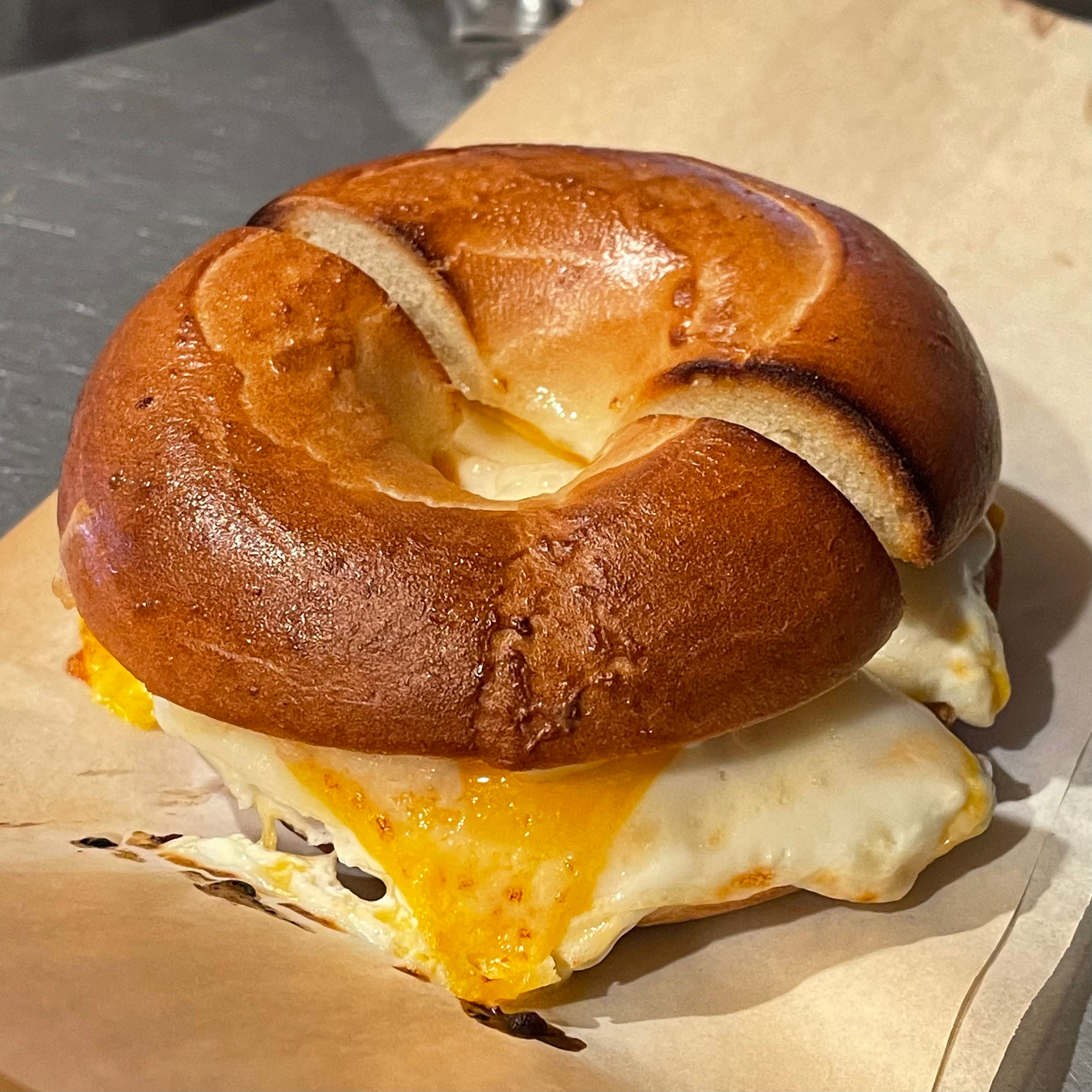 Grilled Cheese Bagel..