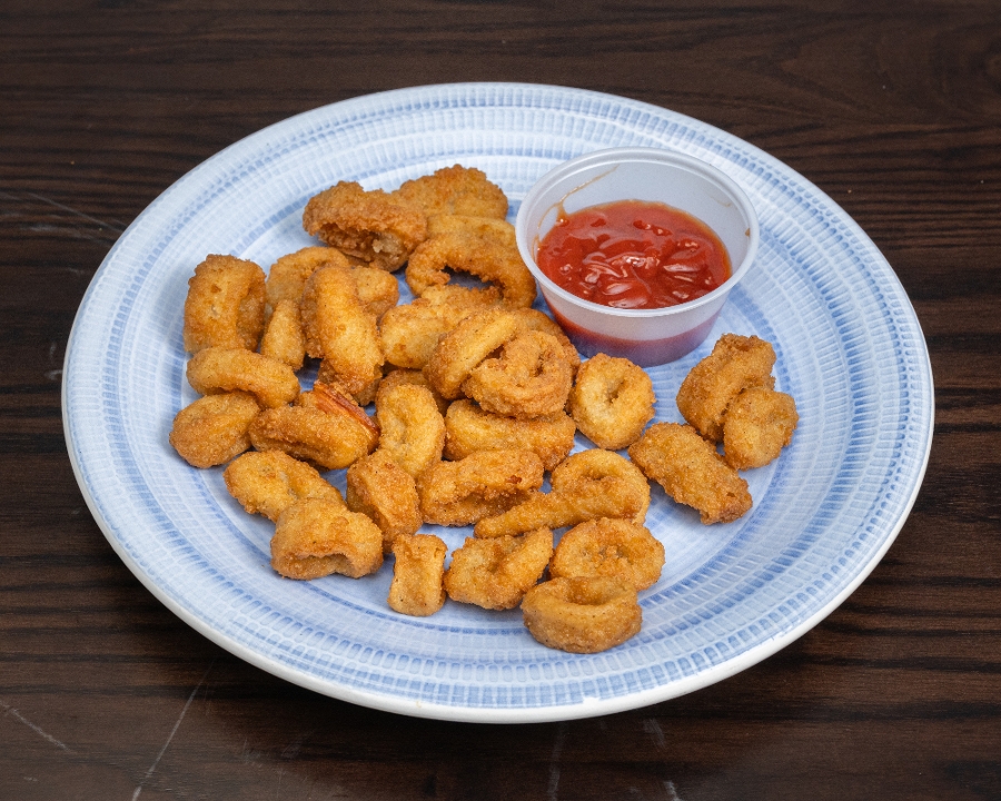 Fried Calamari Rings.