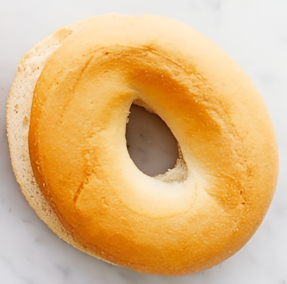 Gluten Free Plain Bagel Pareve.