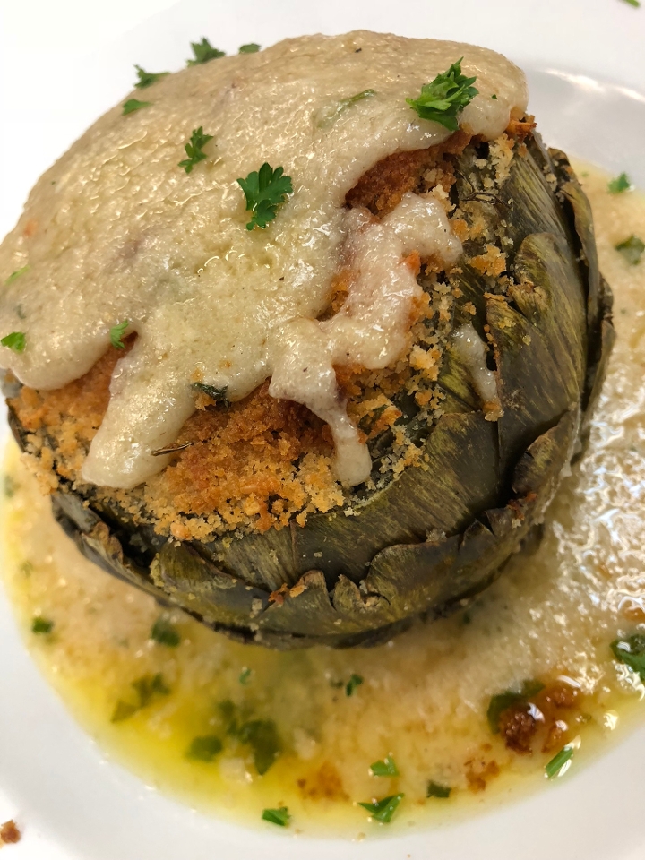 Stuffed Artichoke.