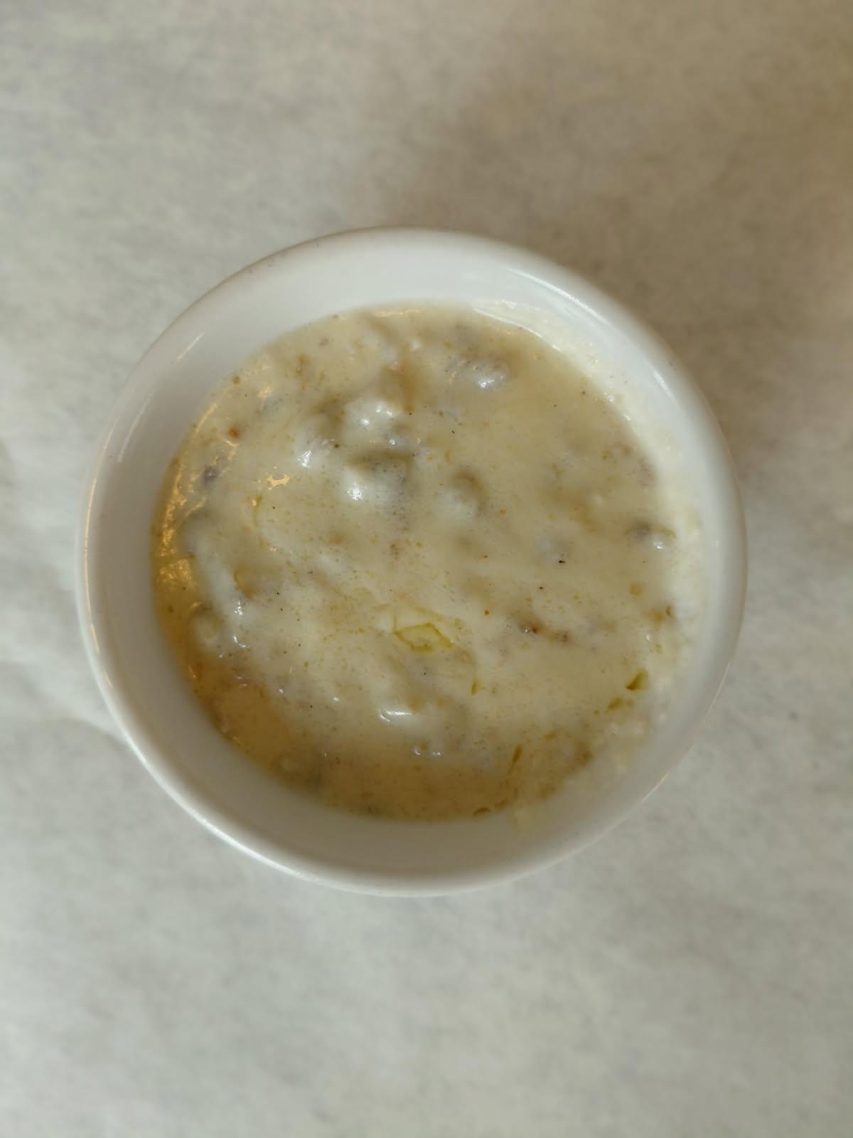Cup of Sausage Gravy.
