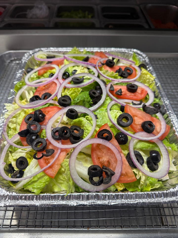Half Tray Garden Salad.