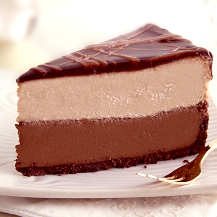 Triple Chocolate Cheesecake.