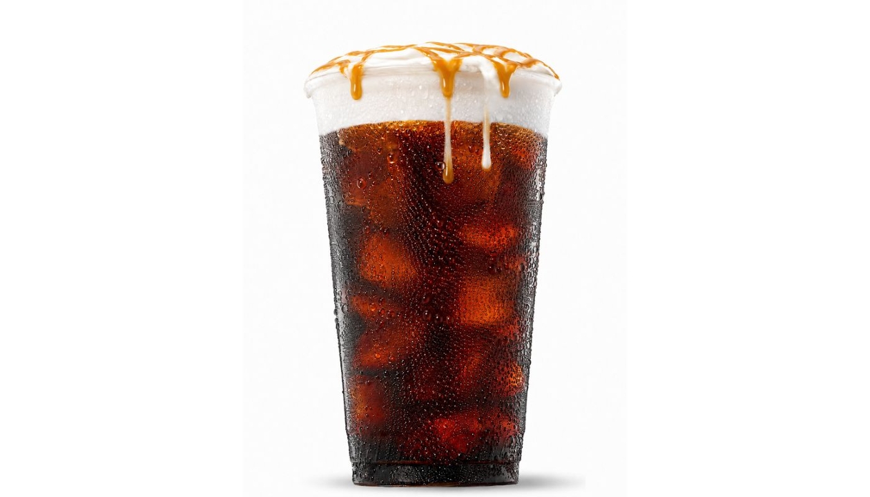 Caramel Cream Iced Coffee.
