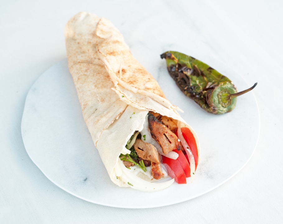 Chicken Shish Kebab Sandwich.