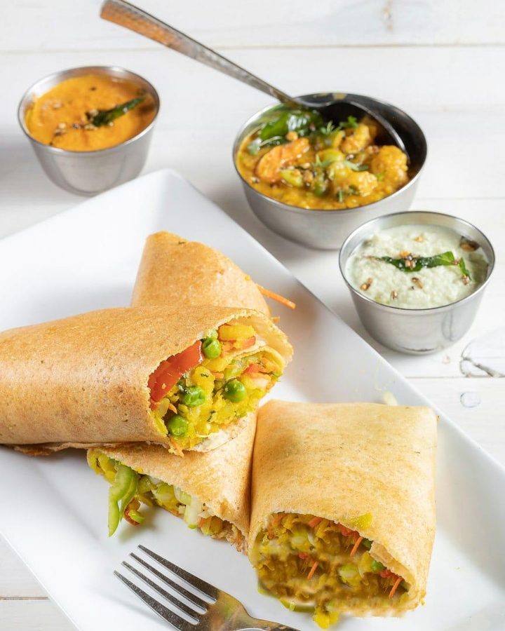 Paneer Spring Dosa (VG).