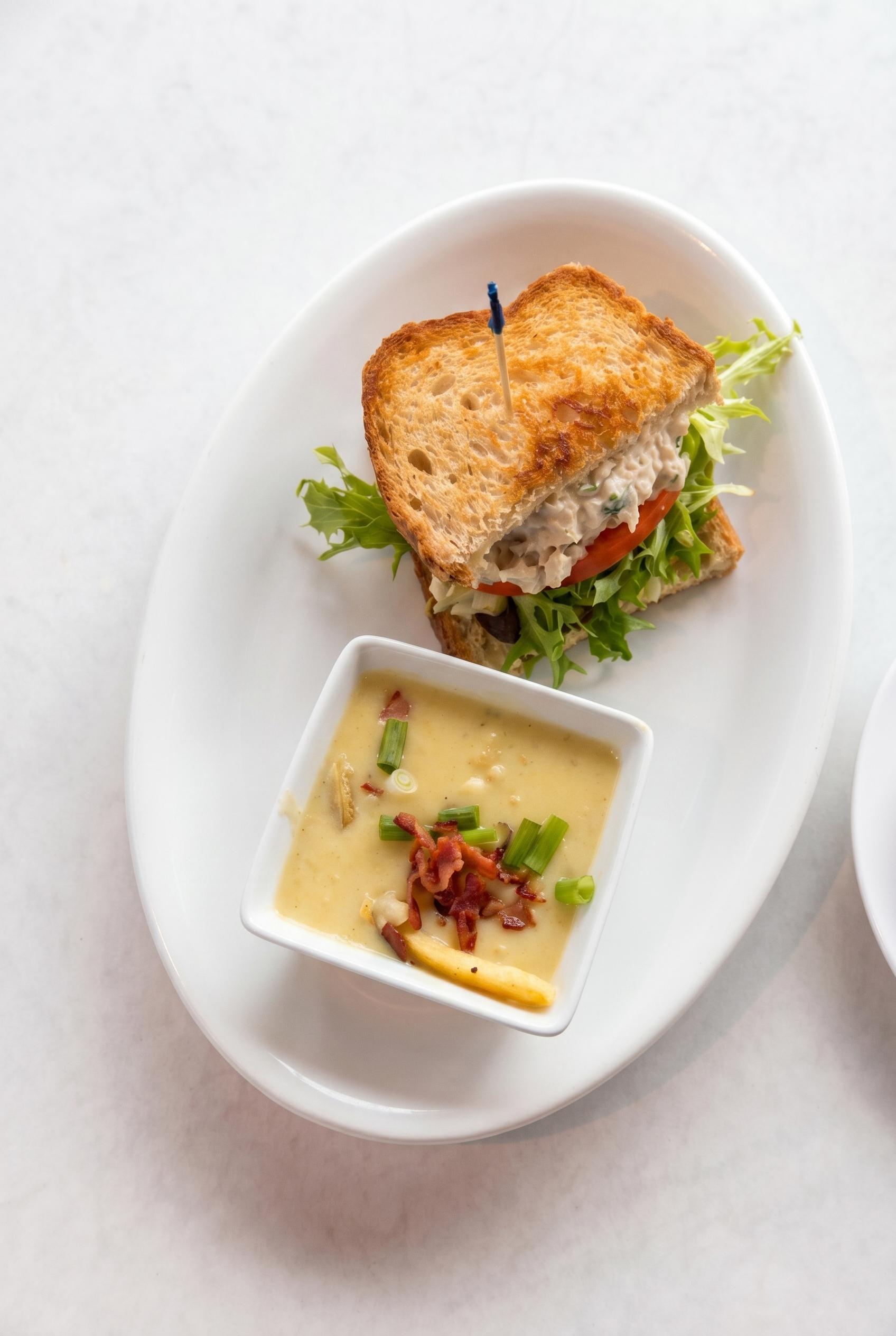 Duo Soup & Sandwich.