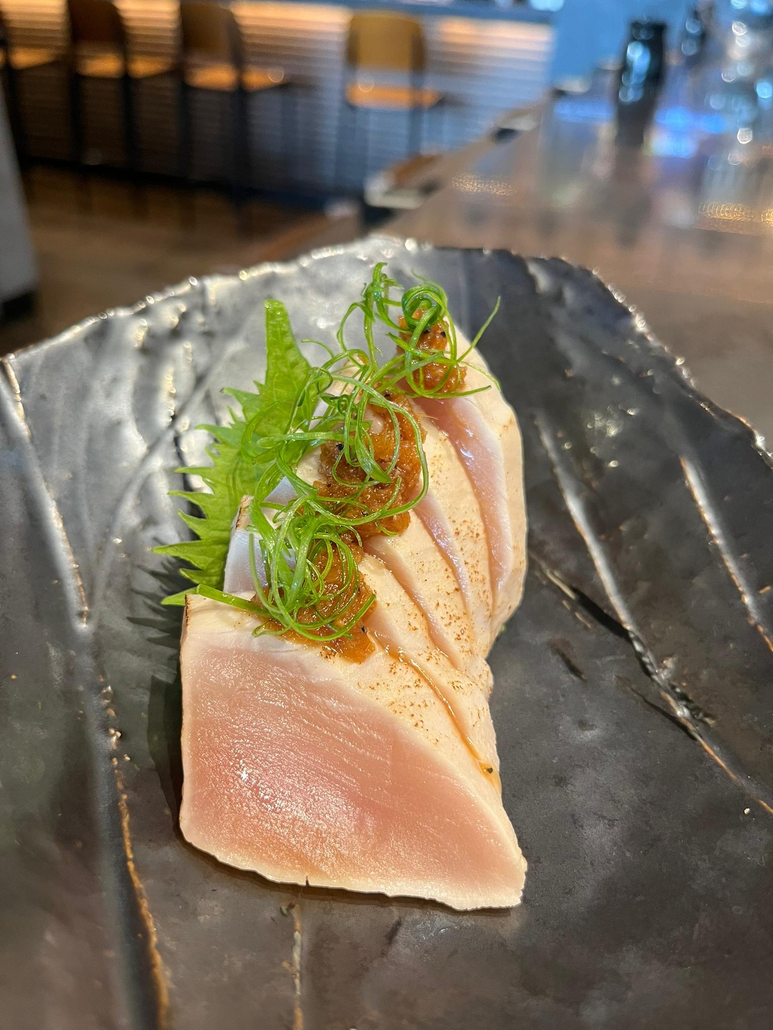 Albacore Sashimi.